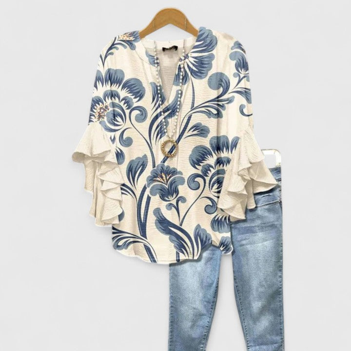 Aurelia – Blouse with Ruffles