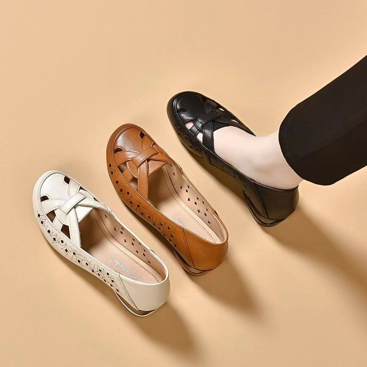 🔥Hot Sales💞 2026 Cut-out Leather Shoes